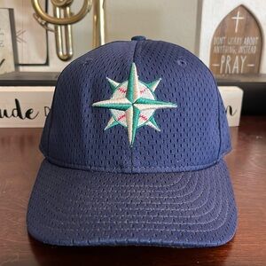 Seattle Mariners New Era 59Fifty Fitted Size 6 7/8 MLB Hat / Cap